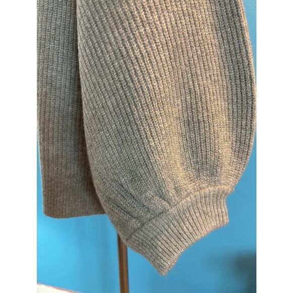NWT Spiritual Gangster JOLIE Sweater Gray Oversized Wool Cotton XL RTL $148.00 - Picture 5 of 8